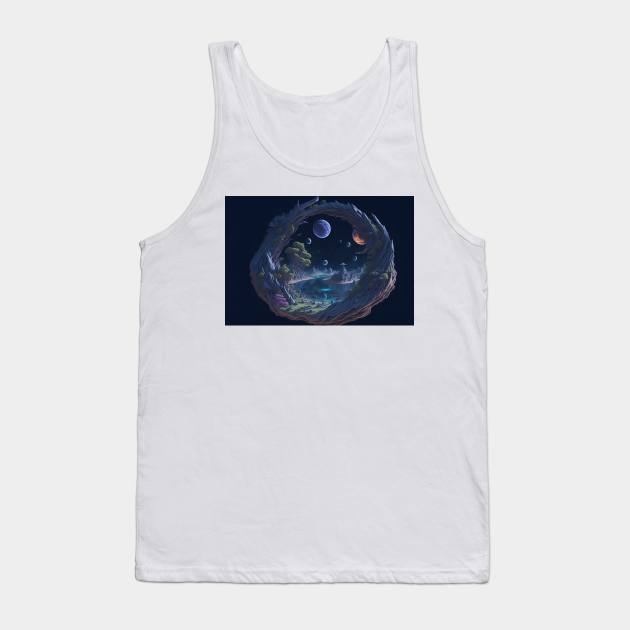 Planet island Tank Top by RASR